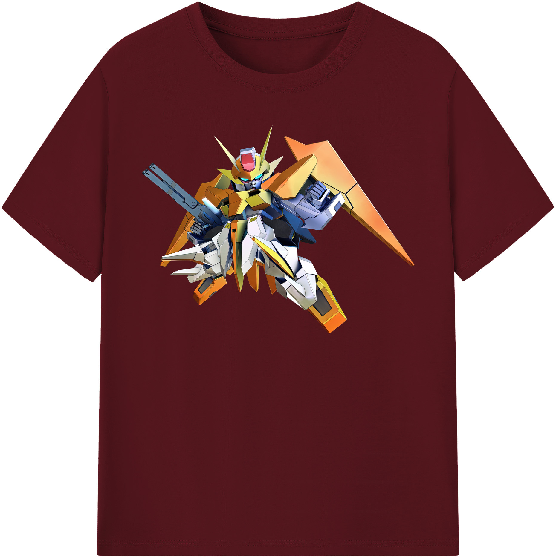 （画像用） 機動戦士ガンダム Mobile Suit Gundam 綿100％半袖Tシャツ（フロントプリント）